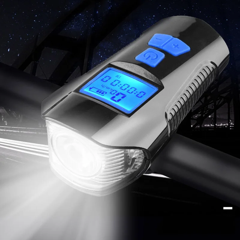 Bicycle Head Lights IntellIgent Computer USB Charge Flashlight 350 Lumens High Bright Light 120db Horns Alarm Cycling Waterproof
Bicycle Head Lights IntellIgent Computer USB Charge Flashlight 350 Lumens High Bright Light 120db Horns Alarm Cycling Waterproof