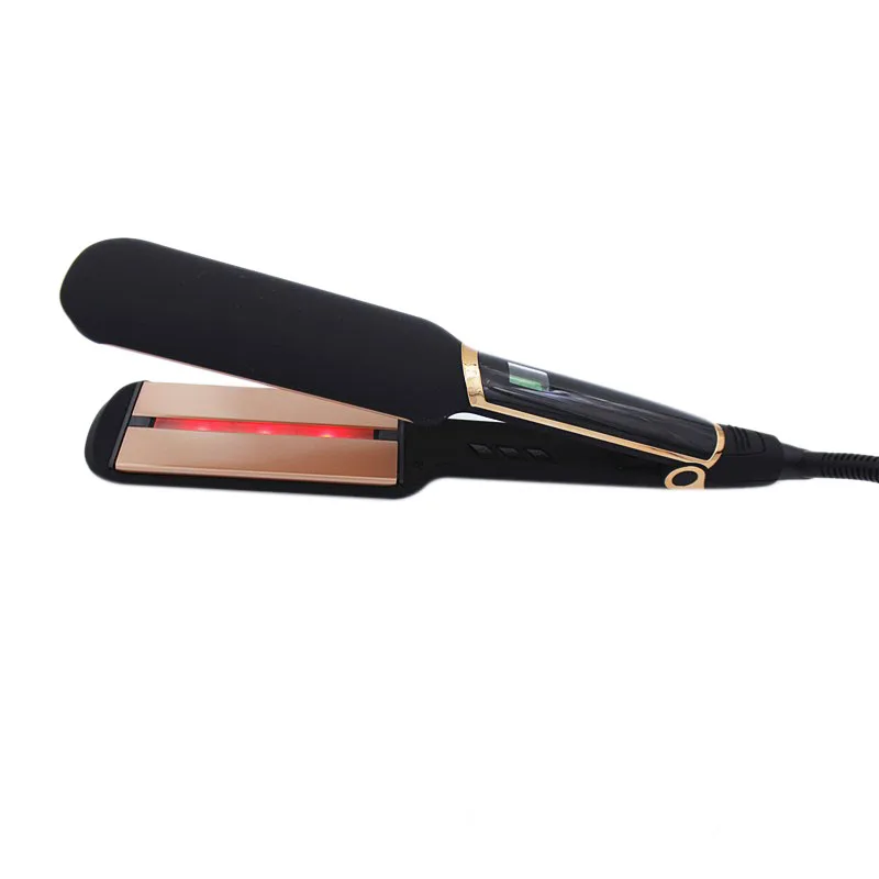 Straightener Infrared Hair Care Ion Straightener MCH Fast Heating Tourmaline Ceramic and Infrared Dual Plates LCD Hair Iron EU P 
Straightener Infrared Hair Care Ion Straightener MCH Fast Heating Tourmaline Ceramic and Infrared Dual Plates LCD Hair Iron EU P