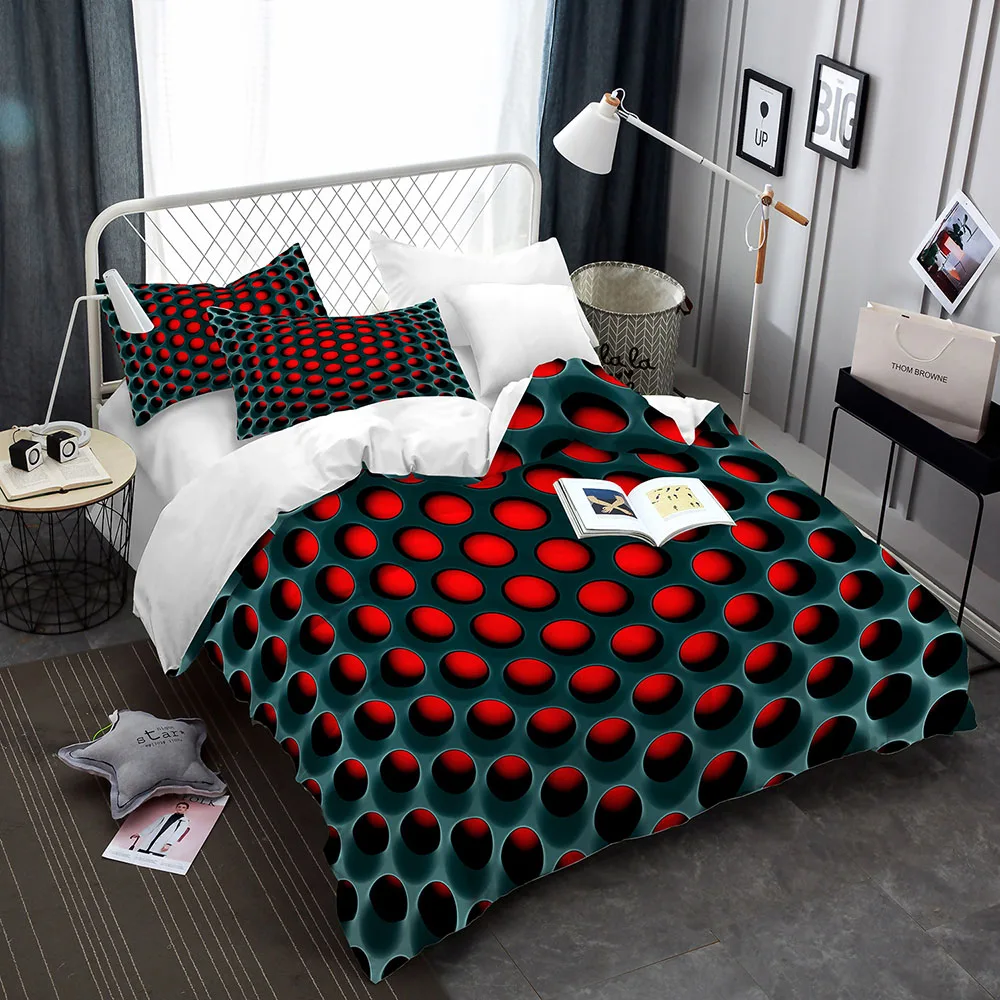 Fashion 3D Honeycomb Digital Printing Pattern Bedding Sets Comforter Cover with Pillowcase 2/3Pcs Single/Twin/Queen/King 11 Size
Fashion 3D Honeycomb Digital Printing Pattern Bedding Sets Comforter Cover with Pillowcase 2/3Pcs Single/Twin/Queen/King 11 Size