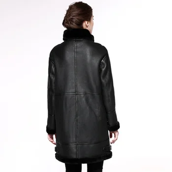 high new woman winter quality fur coat natural lamb wool coat word collar long sheepskin coat 
high new woman winter quality fur coat natural lamb wool coat word collar long sheepskin coat