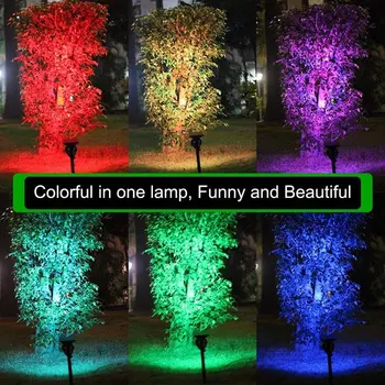 Solar Spotlights Adjustable Color-Changing Waterproof Garden Lawn Lamp Landscape Spot Lights Porch Light
Solar Spotlights Adjustable Color-Changing Waterproof Garden Lawn Lamp Landscape Spot Lights Porch Light