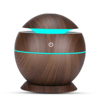 130ml Wood Grain Ultrasonic Aroma Air Humidifier Aromatherapy Diffuser with 7 Color Change Led Light Mist Maker Fogger
130ml Wood Grain Ultrasonic Aroma Air Humidifier Aromatherapy Diffuser with 7 Color Change Led Light Mist Maker Fogger