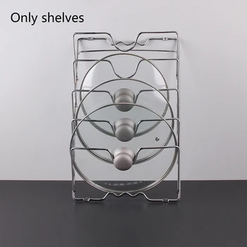 Drying Metal Storage Rack Kitchen Accessories Anti-fall Easy Install Durable Pot Covers Holding Pan Lid Holder Tools Save Space
Drying Metal Storage Rack Kitchen Accessories Anti-fall Easy Install Durable Pot Covers Holding Pan Lid Holder Tools Save Space