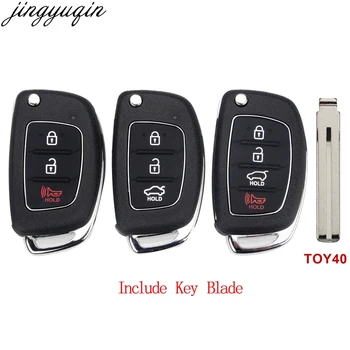 Jingyuqin 3/4 Buttons Flip Remote Key Fob Shell For Hyundai HB20 SANTA FE IX35 IX45 Accent I40 TOY40 Folding Key Blade
Jingyuqin 3/4 Buttons Flip Remote Key Fob Shell For Hyundai HB20 SANTA FE IX35 IX45 Accent I40 TOY40 Folding Key Blade