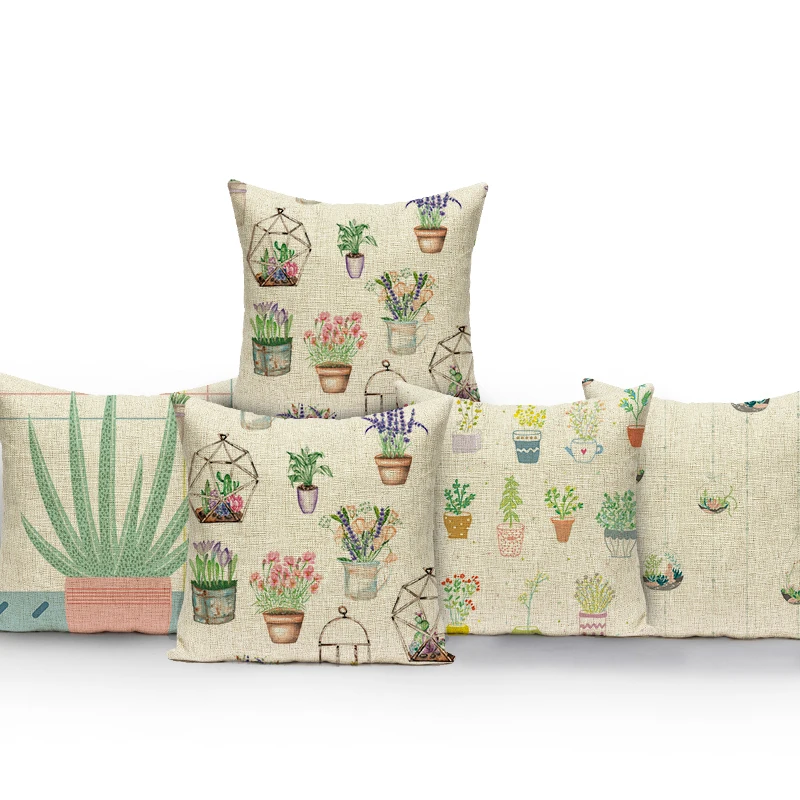 Nordic Style Pillow Cover Lovely Cactus Cushion Cover Potted Green Plants Throw Pillowcase Sofa Seat Throw Pillow Cover
Nordic Style Pillow Cover Lovely Cactus Cushion Cover Potted Green Plants Throw Pillowcase Sofa Seat Throw Pillow Cover