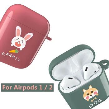 Cute Animal Pattern Case For Airpods 1 2 Soft TPU Chinese Zodiac Puppy Bunny Box Shell For AirPods 1 2 AirPods Protective Sleeve 
Cute Animal Pattern Case For Airpods 1 2 Soft TPU Chinese Zodiac Puppy Bunny Box Shell For AirPods 1 2 AirPods Protective Sleeve