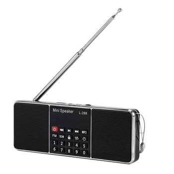 Mini Portable Rechargeable Stereo L-288 FM Radio Speaker LCD Screen Support TF Card USB Disk MP3 Music Player Loudspeaker(Black)
Mini Portable Rechargeable Stereo L-288 FM Radio Speaker LCD Screen Support TF Card USB Disk MP3 Music Player Loudspeaker(Black)