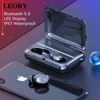 LEORY F9 TWS bluetooth 5.0 Earphone Wireless Stereo HiFi Earbuds Smart Button Control IPX7 Waterproof Sports Headset With Mic
LEORY F9 TWS bluetooth 5.0 Earphone Wireless Stereo HiFi Earbuds Smart Button Control IPX7 Waterproof Sports Headset With Mic