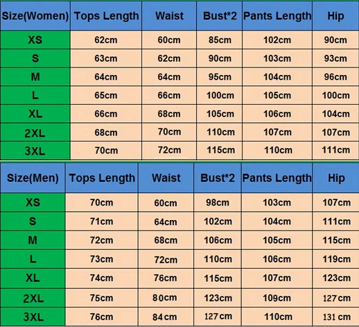 SZ WOM SMLXL MENSMLXL2XL3XL