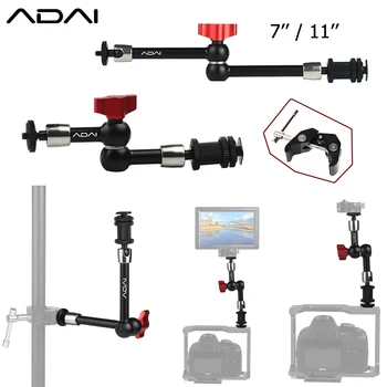 ADAI Adjustable Magic Arm 7" 11" for LED Light Video Flash Camera DSLR Mounting HDMI Monitor Super Clamp Magic Articulated Arm
ADAI Adjustable Magic Arm 7" 11" for LED Light Video Flash Camera DSLR Mounting HDMI Monitor Super Clamp Magic Articulated Arm
