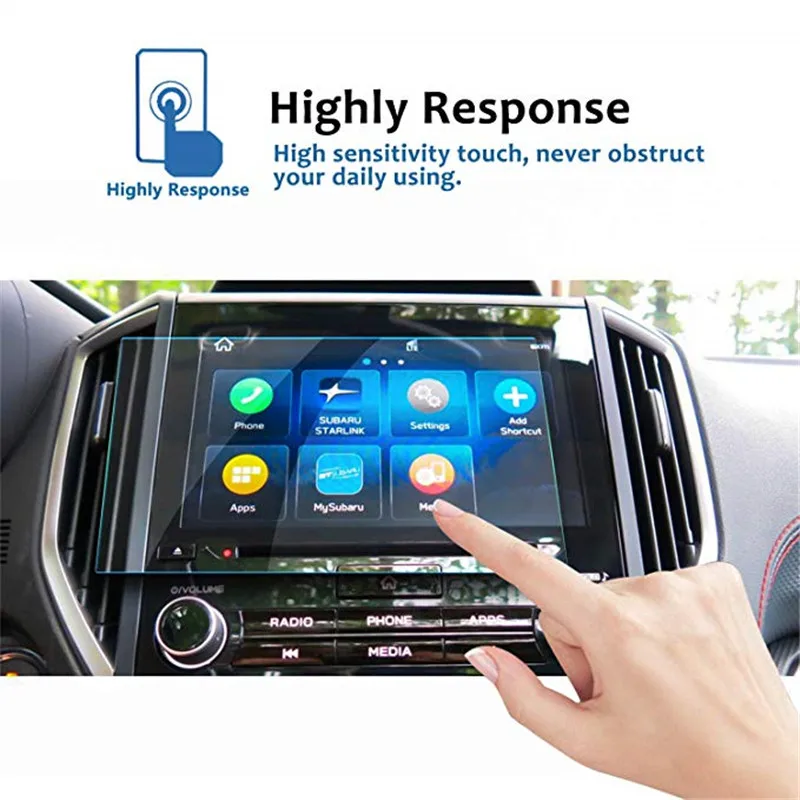 8 Inch Starlink Car Navigation Screen Protector High Clarity Tempered Glass Touch Screen For Subaru 2019 Forester
8 Inch Starlink Car Navigation Screen Protector High Clarity Tempered Glass Touch Screen For Subaru 2019 Forester