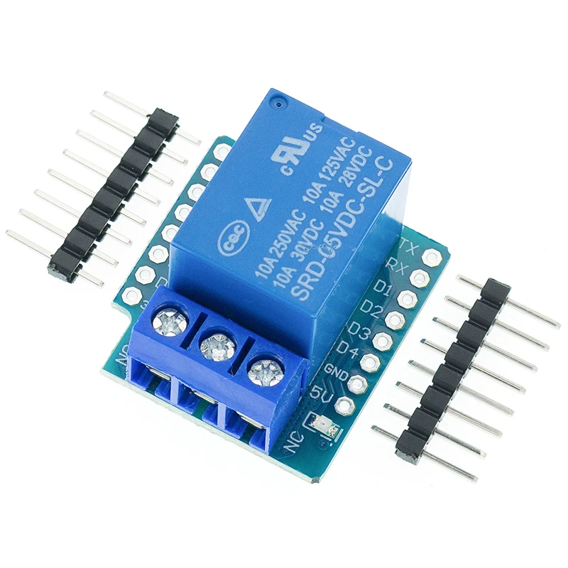 Новый 1-канальный релейный щит V2 версия 2 для WEMOS D1 mini ESP8266 модуль Wi-Fi | Электронные