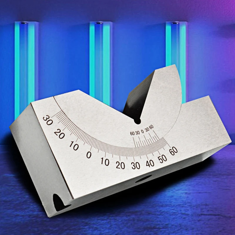 Adjustable Angle Gauge V Block 0 to 90 Degree Adjustable Mini Gauges Measuring Tools for Grinder Milling Machine-KP30
Adjustable Angle Gauge V Block 0 to 90 Degree Adjustable Mini Gauges Measuring Tools for Grinder Milling Machine-KP30