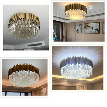 Luxury Crystal Room Ceiling Lights Modern Gold Round Ceiling Crystal Led Home Interior Lighting Fixtures LED Bulbs E14 2 Years
Luxury Crystal Room Ceiling Lights Modern Gold Round Ceiling Crystal Led Home Interior Lighting Fixtures LED Bulbs E14 2 Years
