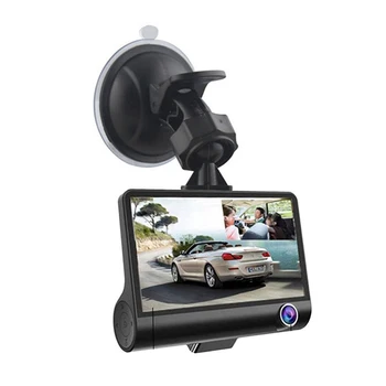 Car DVR 3 Cameras Lens 4.0 Inch Dash Camera Dual Lens With Rearview Camera Video Recorder Auto Registrator Dvrs Dash Cam 
Car DVR 3 Cameras Lens 4.0 Inch Dash Camera Dual Lens With Rearview Camera Video Recorder Auto Registrator Dvrs Dash Cam