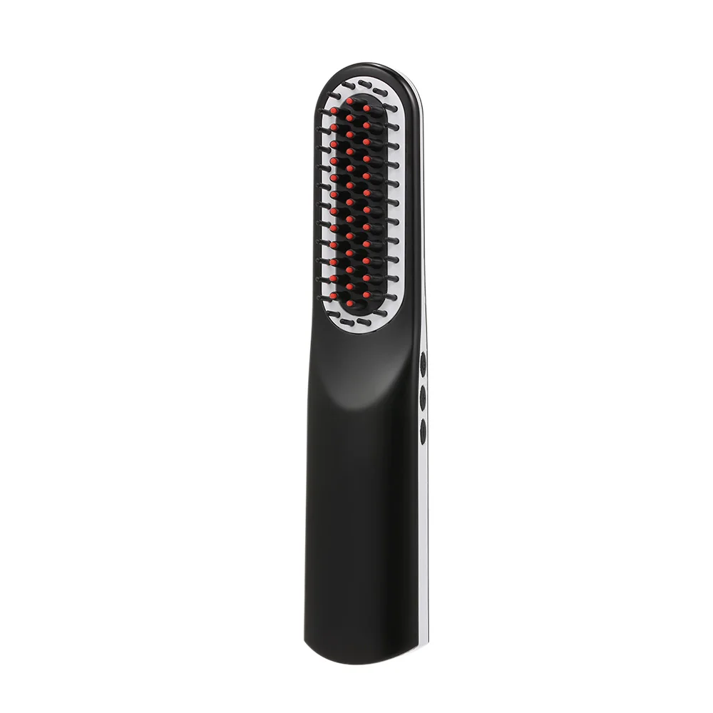 USB Rechargeable Hair Straightening Brush Wireless Ceramic Ion Hair Straightener Curling Iron Comb with LCD Display
USB Rechargeable Hair Straightening Brush Wireless Ceramic Ion Hair Straightener Curling Iron Comb with LCD Display