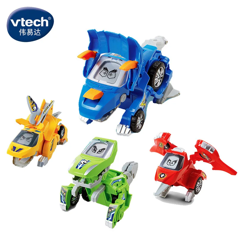 VTech Vtech Transformation Dinosaur Generation Behemoth Dragon Stegosaurus Triceratops Pterosaur T-Rex Car Toy
VTech Vtech Transformation Dinosaur Generation Behemoth Dragon Stegosaurus Triceratops Pterosaur T-Rex Car Toy