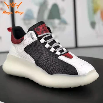 2020 Trendy Men's Casual Sport Shoes Python Skin Reflective Sneakers 
2020 Trendy Men's Casual Sport Shoes Python Skin Reflective Sneakers