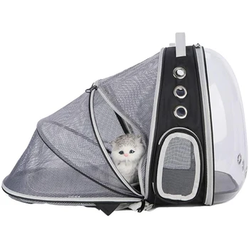 Expandable Pet Cat Dog Puppy Carrier Backpack Travel Bag Space Capsule Mesh Outdoor Portable Cat Carrier Backpack for Small Dogs
Expandable Pet Cat Dog Puppy Carrier Backpack Travel Bag Space Capsule Mesh Outdoor Portable Cat Carrier Backpack for Small Dogs