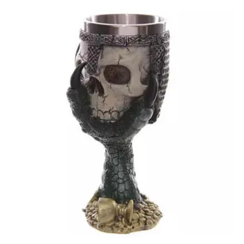 Creative Stainless Steel 3D Skull Goblet Beer Mug Drinking Cup
Creative Stainless Steel 3D Skull Goblet Beer Mug Drinking Cup