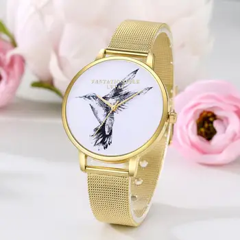 New Luxury European Style Women Watch Stainless Steel Mesh Ladies Quartz Watches Wristwatch Mesh Belt Women Watch Dropshipping
New Luxury European Style Women Watch Stainless Steel Mesh Ladies Quartz Watches Wristwatch Mesh Belt Women Watch Dropshipping