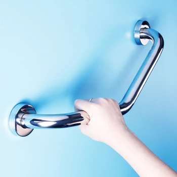 Stainless Steel Bathtub Arm Safety Handle Bath Shower Grab Bars Wall Mount Handle Grip Toilet Handrail for Bathroom 
Stainless Steel Bathtub Arm Safety Handle Bath Shower Grab Bars Wall Mount Handle Grip Toilet Handrail for Bathroom