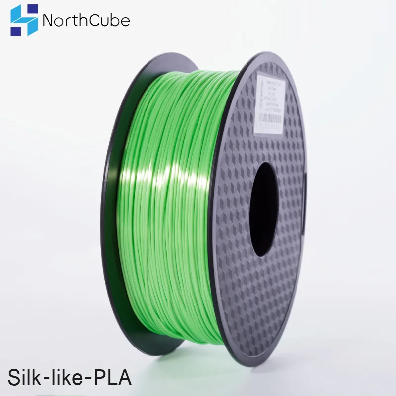 NorthCube 3D Printing Silk PLA Filament 3D Printer Filament 1.75mm 1KG Silk Like Series silk-Green Color Filament
NorthCube 3D Printing Silk PLA Filament 3D Printer Filament 1.75mm 1KG Silk Like Series silk-Green Color Filament
