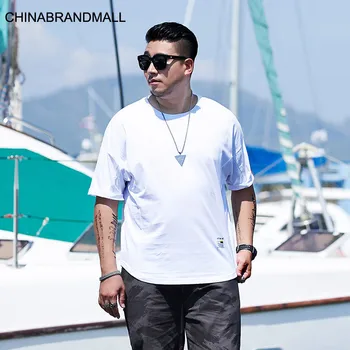 super Brand Big size Men's Wear Plus Fat Plus Men Short Sleeve Loose Leisure White Top Solid Color Splicing T Shirt
super Brand Big size Men's Wear Plus Fat Plus Men Short Sleeve Loose Leisure White Top Solid Color Splicing T Shirt