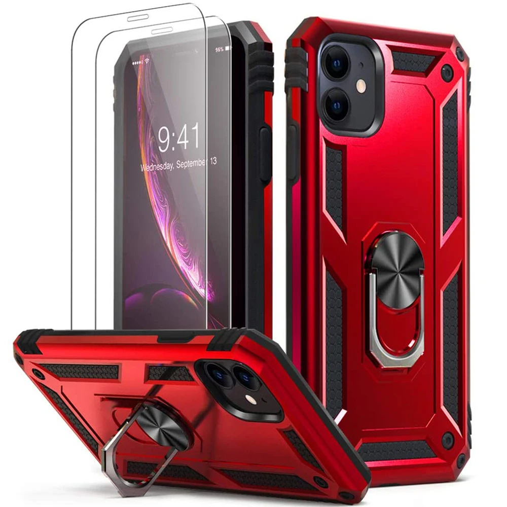 Чехол для iPhone X XS XR 11 Pro 7 8 Max военная Броня 15 футов. Защитный чехол подставка с