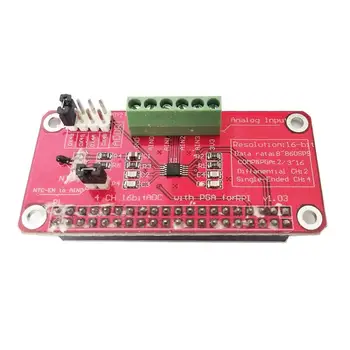 3.3V ADS1115 ADC Module for Raspberry Pi 3/2 / B + or Raspberry Pi zero I2C RPI ADS1115 ADC Analog to Digital Converter
3.3V ADS1115 ADC Module for Raspberry Pi 3/2 / B + or Raspberry Pi zero I2C RPI ADS1115 ADC Analog to Digital Converter
