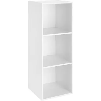 Multipurpose Storage Rack 3-Tier Organizer Wood Bookshelf Open Shelf Bookcase 3 Cubes Storage Shelf White
Multipurpose Storage Rack 3-Tier Organizer Wood Bookshelf Open Shelf Bookcase 3 Cubes Storage Shelf White