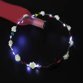 10 Glowing Garland Wedding Party Crown Flower Headband LED Light Christmas Neon Wreath Decoration Luminous Hair Garland Hairband
10 Glowing Garland Wedding Party Crown Flower Headband LED Light Christmas Neon Wreath Decoration Luminous Hair Garland Hairband