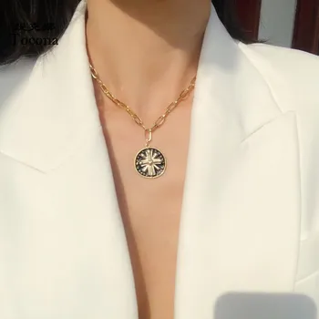 Tocona Bohemian Cross Geometric Pendant Necklace for Women 2020 Gold Alloy Metal Chain Choker Jewelry Gift Accessories 14620 
Tocona Bohemian Cross Geometric Pendant Necklace for Women 2020 Gold Alloy Metal Chain Choker Jewelry Gift Accessories 14620