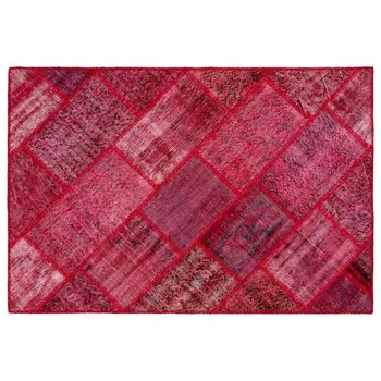 Handmade Red Vintage Overdyed Patchwork Area Rug 123x181 Cm-4'0''X5'11''
Handmade Red Vintage Overdyed Patchwork Area Rug 123x181 Cm-4'0''X5'11''