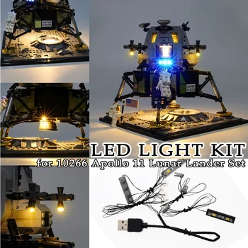LED Light Kit for 10266 Creative Series Lunar Lander Set Decoration Moc Building Blocks Toys Bricks Decorative Lights
LED Light Kit for 10266 Creative Series Lunar Lander Set Decoration Moc Building Blocks Toys Bricks Decorative Lights