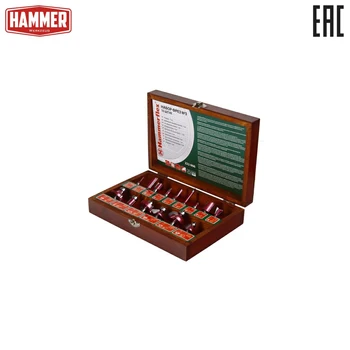 Milling cutter HAMMER 222-006 set, 15 pcs
Milling cutter HAMMER 222-006 set, 15 pcs