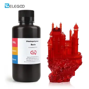 ELEGOO ABS-Like 3D Printer Resin LCD UV-Curing Resin 405nm ABS-Like Standard Photopolymer Resin for LCD 3D Printing 500ml Red
ELEGOO ABS-Like 3D Printer Resin LCD UV-Curing Resin 405nm ABS-Like Standard Photopolymer Resin for LCD 3D Printing 500ml Red
