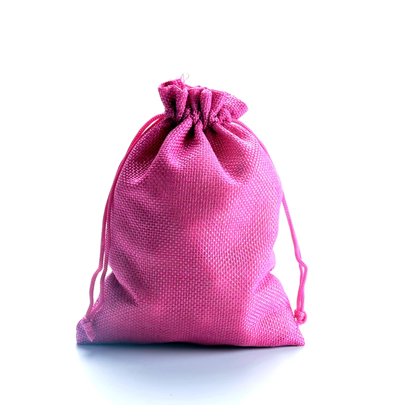 Free Shipping 50pcs/lot 10*14cm Hot Pink Jute Bags Small Candy Gift Bag Incense Storage Linen Bag Jewelry Gifts Packaging Bags
Free Shipping 50pcs/lot 10*14cm Hot Pink Jute Bags Small Candy Gift Bag Incense Storage Linen Bag Jewelry Gifts Packaging Bags