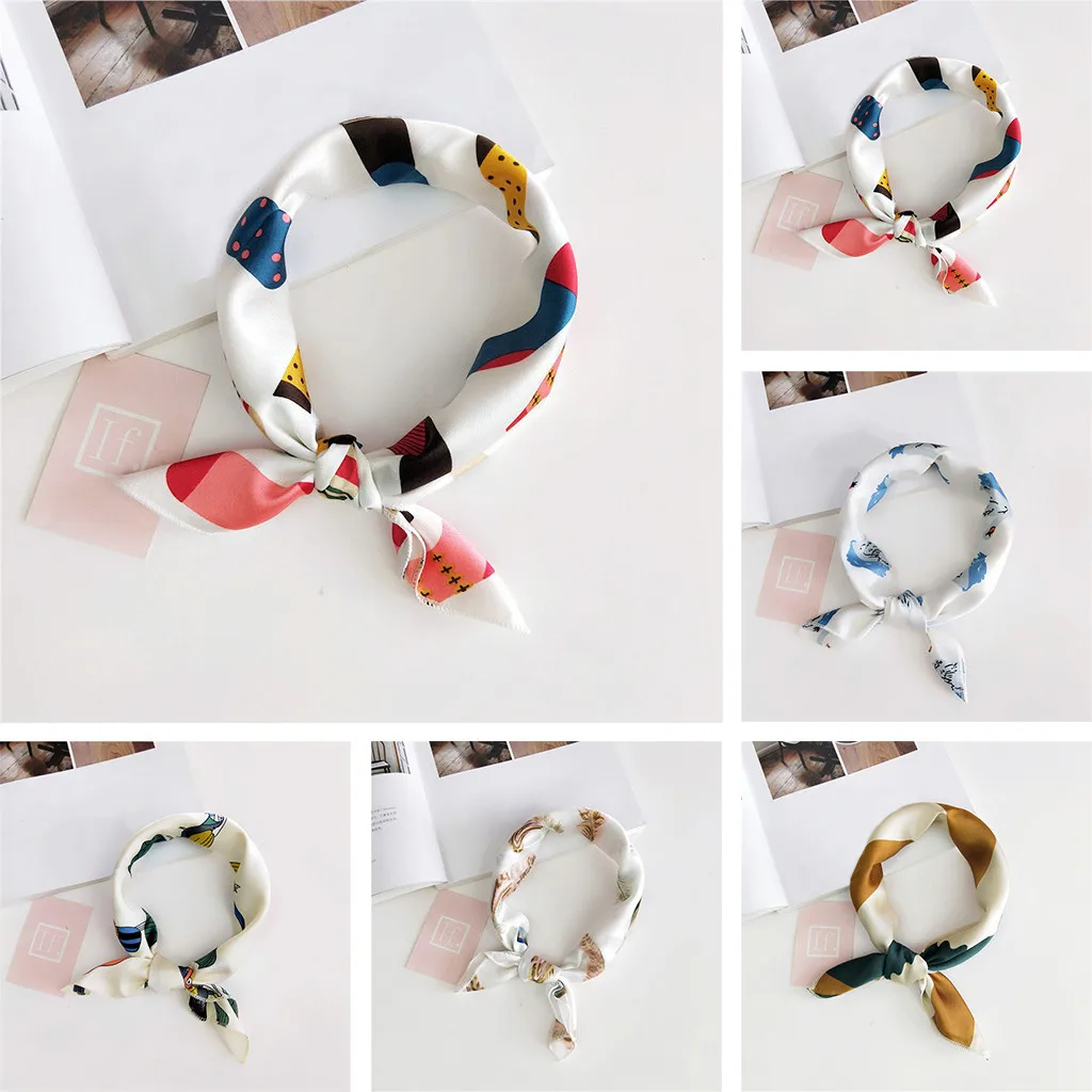 50CM Fashion Square Satin Scarf Artifical Silk Scarf Foulard Femme Elegant Women's Wrap Handkerchief Bandana Accessories K58
50CM Fashion Square Satin Scarf Artifical Silk Scarf Foulard Femme Elegant Women's Wrap Handkerchief Bandana Accessories K58