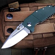 

Benchmade 755 Folding Knife High Quality M390 Blade Titanium Alloy G10 Handle Self Defense Safety Pocket Military Knives