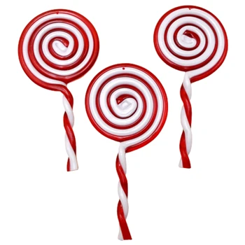 2020 Christmas decoration plastic lollipop pendant DIY candy red and white double color candy scene layout gift Home decoration
2020 Christmas decoration plastic lollipop pendant DIY candy red and white double color candy scene layout gift Home decoration