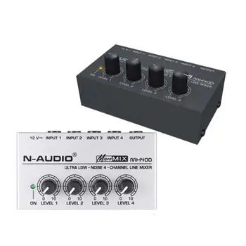 2019Newest 4 Channels Line Mono Audio Mixer Mini Portable Karaoke Audio Mixer MX400 Micro Mixer Low Noise DC 12V For Family KTV 
2019Newest 4 Channels Line Mono Audio Mixer Mini Portable Karaoke Audio Mixer MX400 Micro Mixer Low Noise DC 12V For Family KTV