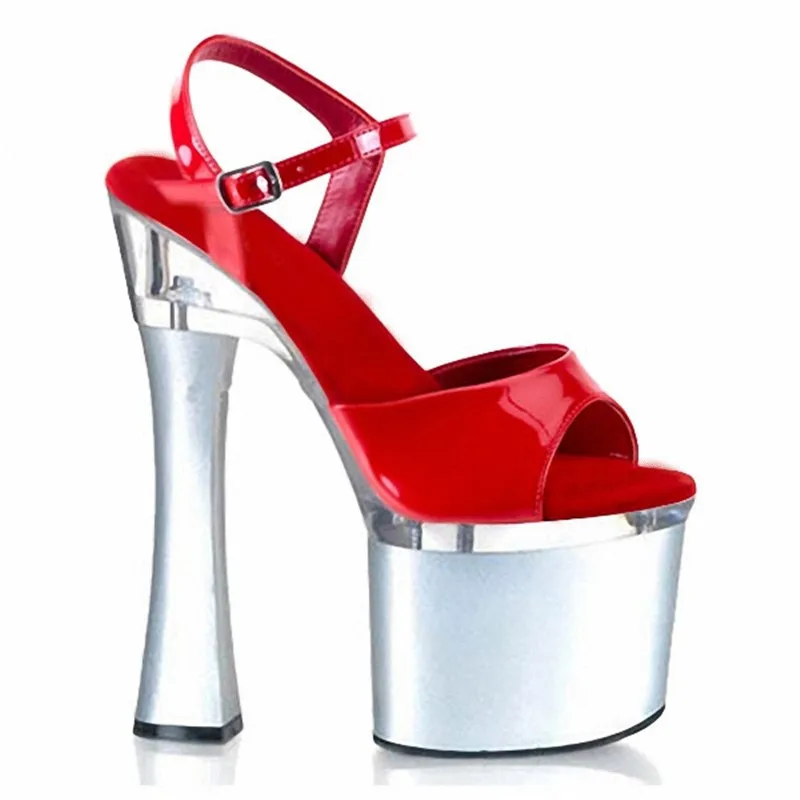Sexy women's shoes super thick 18CM sexy heels, models banquet performance stage pole dancing sandals
Sexy women's shoes super thick 18CM sexy heels, models banquet performance stage pole dancing sandals