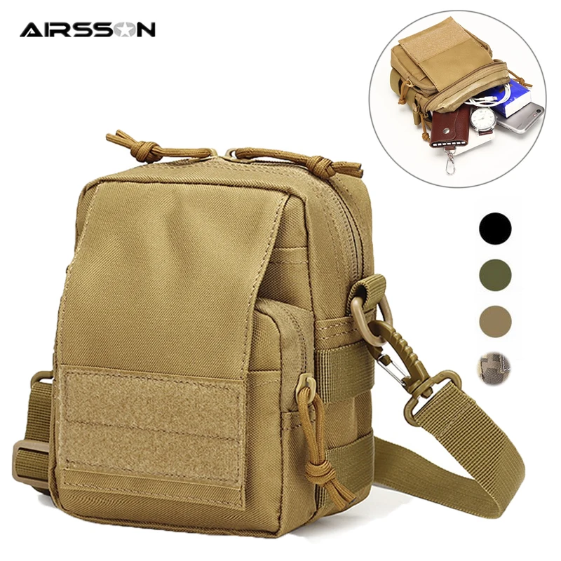 Tactical Shoulder Bag 800D Waterproof Molle Military EDC Pouch Waist Belt Bag Phone Pouch Holster Outdoor Hunting Accessory Bags
Tactical Shoulder Bag 800D Waterproof Molle Military EDC Pouch Waist Belt Bag Phone Pouch Holster Outdoor Hunting Accessory Bags