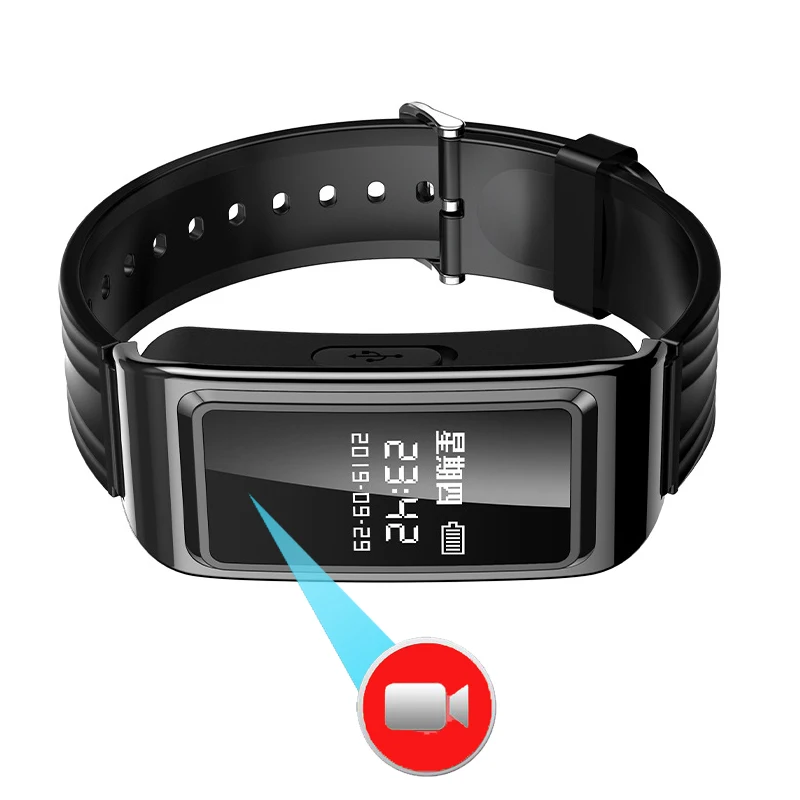 1080P Professional Video Recoding Smartband Voice Recorder HD Screen Smart Band 128GB
1080P Professional Video Recoding Smartband Voice Recorder HD Screen Smart Band 128GB