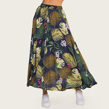 QRWR 2020 Spring Summer Fashion High Waist Women Skirts Elastic A-line Beach Skirt with Sashes Print Skirts for Women 
QRWR 2020 Spring Summer Fashion High Waist Women Skirts Elastic A-line Beach Skirt with Sashes Print Skirts for Women