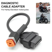 OBD Motorcycle Cable For Harley 6Pin To OBD2 Diagnostic Scanner Adapter Cable ELM327 OBD Scanner Motorcycle Accessories
OBD Motorcycle Cable For Harley 6Pin To OBD2 Diagnostic Scanner Adapter Cable ELM327 OBD Scanner Motorcycle Accessories