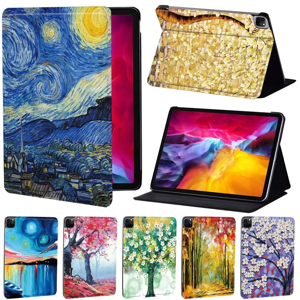 Painting PU Leather Stand Tablet Cover Case for Apple IPad Pro 9.7"/Pro 11" 2018/2020/Pro 2nd Gen 10.5" Protective Shell + Pen
Painting PU Leather Stand Tablet Cover Case for Apple IPad Pro 9.7"/Pro 11" 2018/2020/Pro 2nd Gen 10.5" Protective Shell + Pen