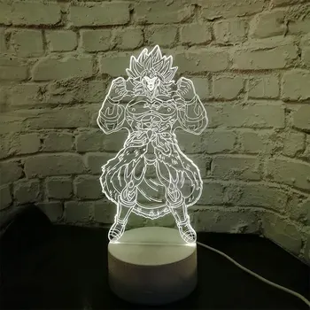 Dragon Ball Z Broli Model 7 Color Change Lamp 3D Light Acrylic Colorful Desk Lamp Home Decora for Kids Gift
Dragon Ball Z Broli Model 7 Color Change Lamp 3D Light Acrylic Colorful Desk Lamp Home Decora for Kids Gift