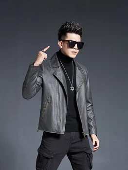 Genuine Leather Jacket Men Cowhide Short 100% Real Cow Leather Coat Spring Autumn Vintage Motorcycle Jacket 2020 KD2229
Genuine Leather Jacket Men Cowhide Short 100% Real Cow Leather Coat Spring Autumn Vintage Motorcycle Jacket 2020 KD2229